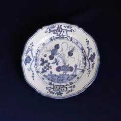 Outlet VIDA Faenza 9" Salad Plate Set of 4 White and Blue View All Vida|Dinnerware