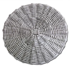 Outlet VIDA Faux Wicker Placemats Set of 4 (Grey) View All Vida|Placemats