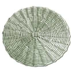 Hot VIDA Faux Wicker Placemats Set of 4 (Sage) View All Vida|Placemats