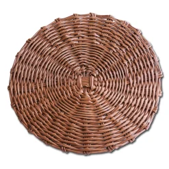 Online VIDA Faux Wicker Placemats Set of 4 (Brown) View All Vida|Placemats