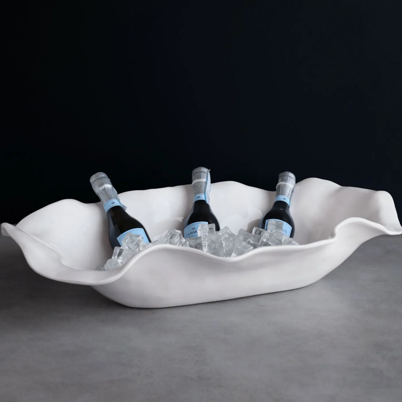 Outlet VIDA Havana Extra Large Oval Centerpiece (White) View All Vida|VIDA Havana