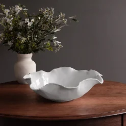 Sale VIDA Havana Extra Large Round Centerpiece (White) View All Vida|Centerpiece