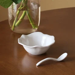 Clearance VIDA Havana Mini Bowl with Spoon (White) View All Vida|VIDA Havana