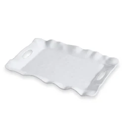 Best VIDA Havana Rectangular Tray with Handles (White) View All Vida|VIDA Havana