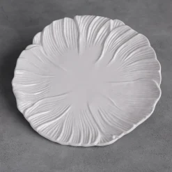 Clearance VIDA Lettuce 13" Charger Set of 4 (White) View All Vida|VIDA Lettuce