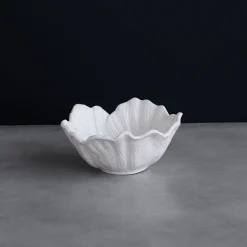 VIDA Lettuce Cereal Bowl Set of 4 (White) View All Vida|VIDA Lettuce