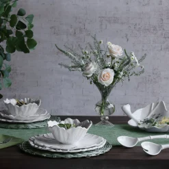 VIDA Lettuce Cereal Bowl Set of 4 (White) View All Vida|VIDA Lettuce