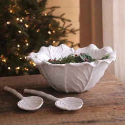 New VIDA Lettuce Large Bowl (White) View All Vida|VIDA Lettuce