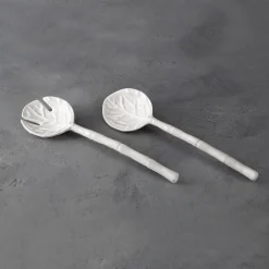 Outlet VIDA Lettuce Large Salad Servers (White) View All Vida|VIDA Lettuce