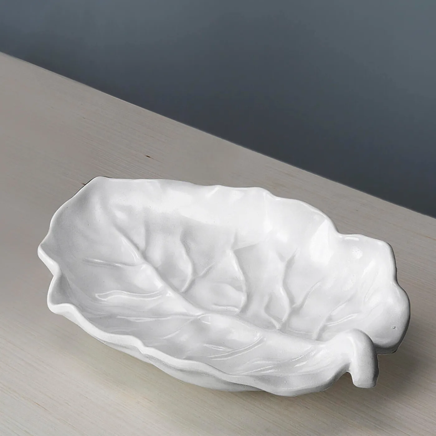 Best VIDA Lettuce Medium Leaf Platter (White) View All Vida|VIDA Lettuce