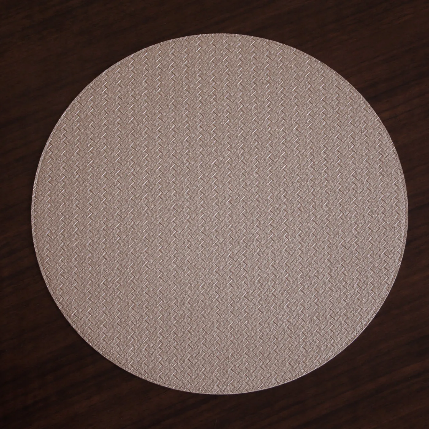 Discount VIDA Metallic Snakeskin Reversible 15" Round Placemats Set of 4 (Silve View All Vida|Placemats