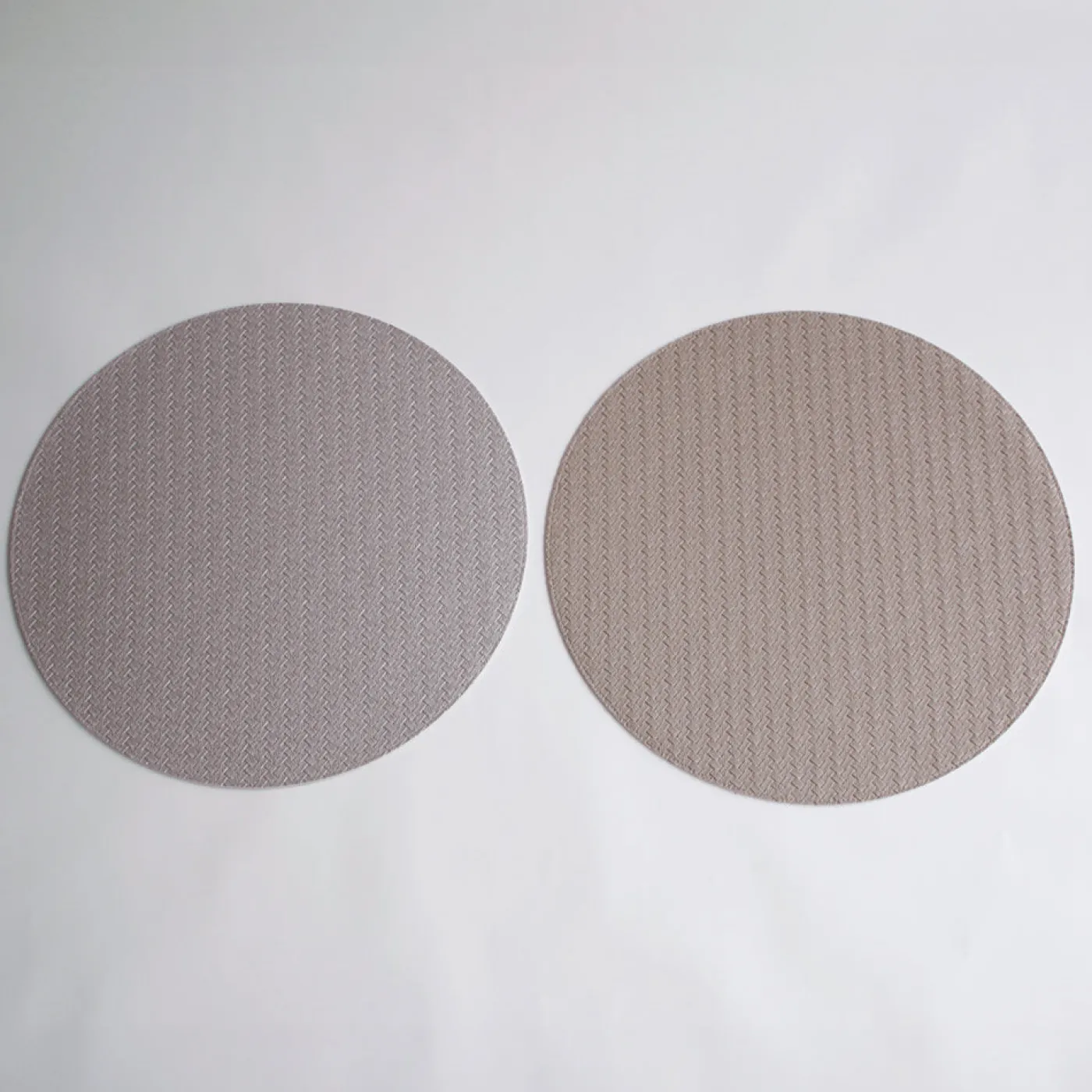 Discount VIDA Metallic Snakeskin Reversible 15" Round Placemats Set of 4 (Silve View All Vida|Placemats