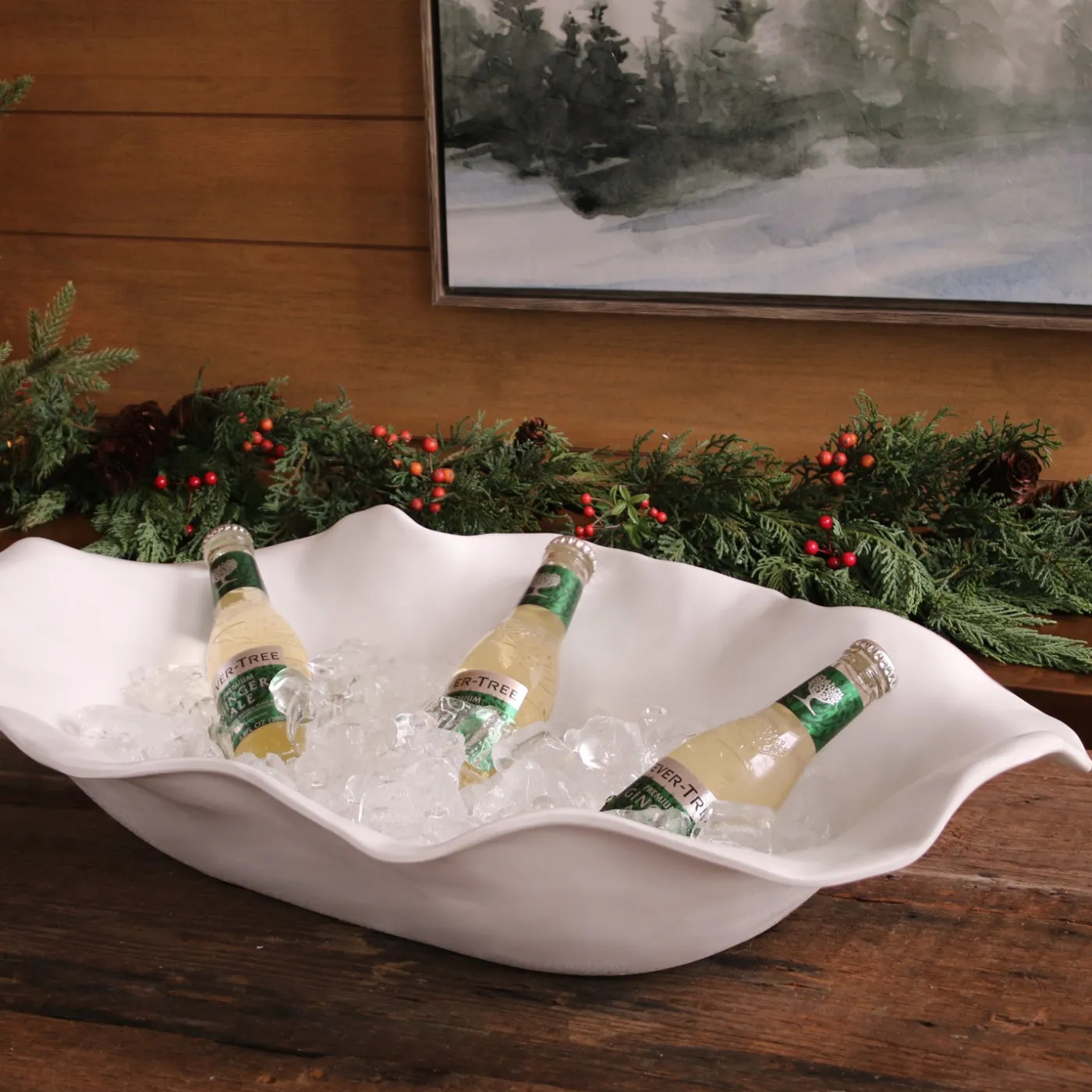 Best VIDA Nube Extra Large Oval Centerpiece (White) View All Vida|VIDA Nube