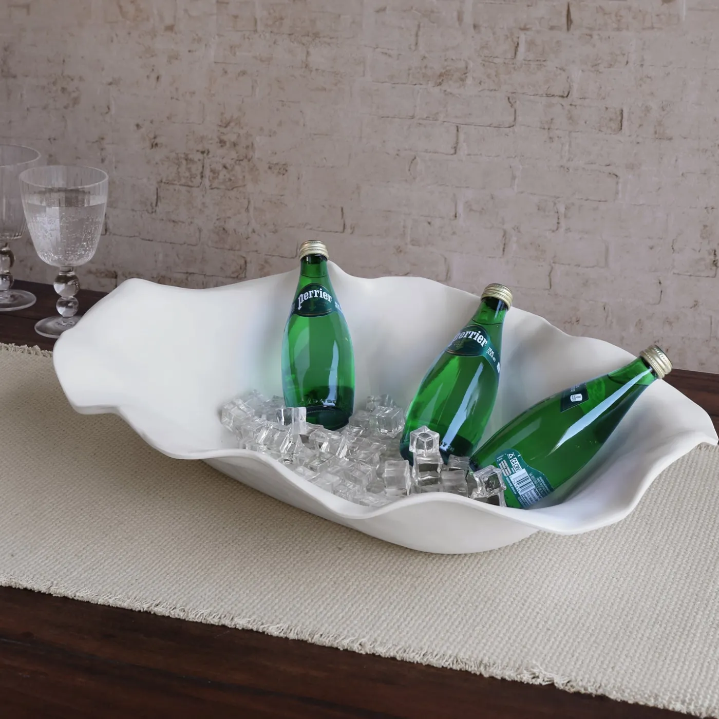 Best VIDA Nube Extra Large Oval Centerpiece (White) View All Vida|VIDA Nube