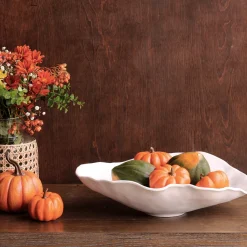 VIDA Nube Large Oval Bowl (White) View All Vida|VIDA Nube