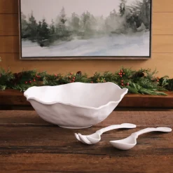 Discount VIDA Nube Large Round Bowl (White) Bowls|Gifts Under $99