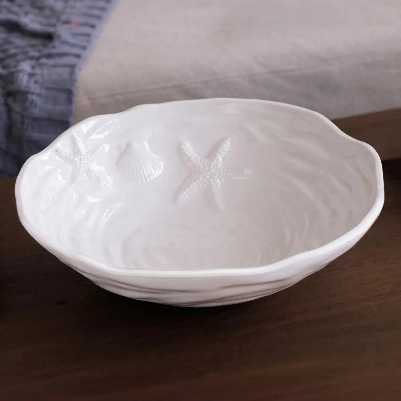 Sale VIDA Ocean Aruba Large Bowl (White) View All Ocean|View All Vida