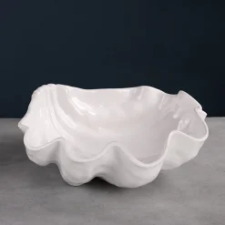 VIDA Ocean Shell Large Bowl (White) View All Ocean|View All Vida