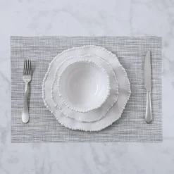 VIDA Rectangular Woven Placemats Set of 4 (Grey) View All Vida|Placemats