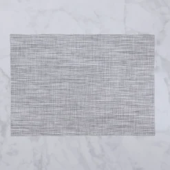 VIDA Rectangular Woven Placemats Set of 4 (Grey) View All Vida|Placemats
