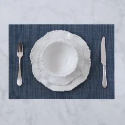 New VIDA Rectangular Woven Placemats Set of 4 (Navy) View All Vida|Placemats