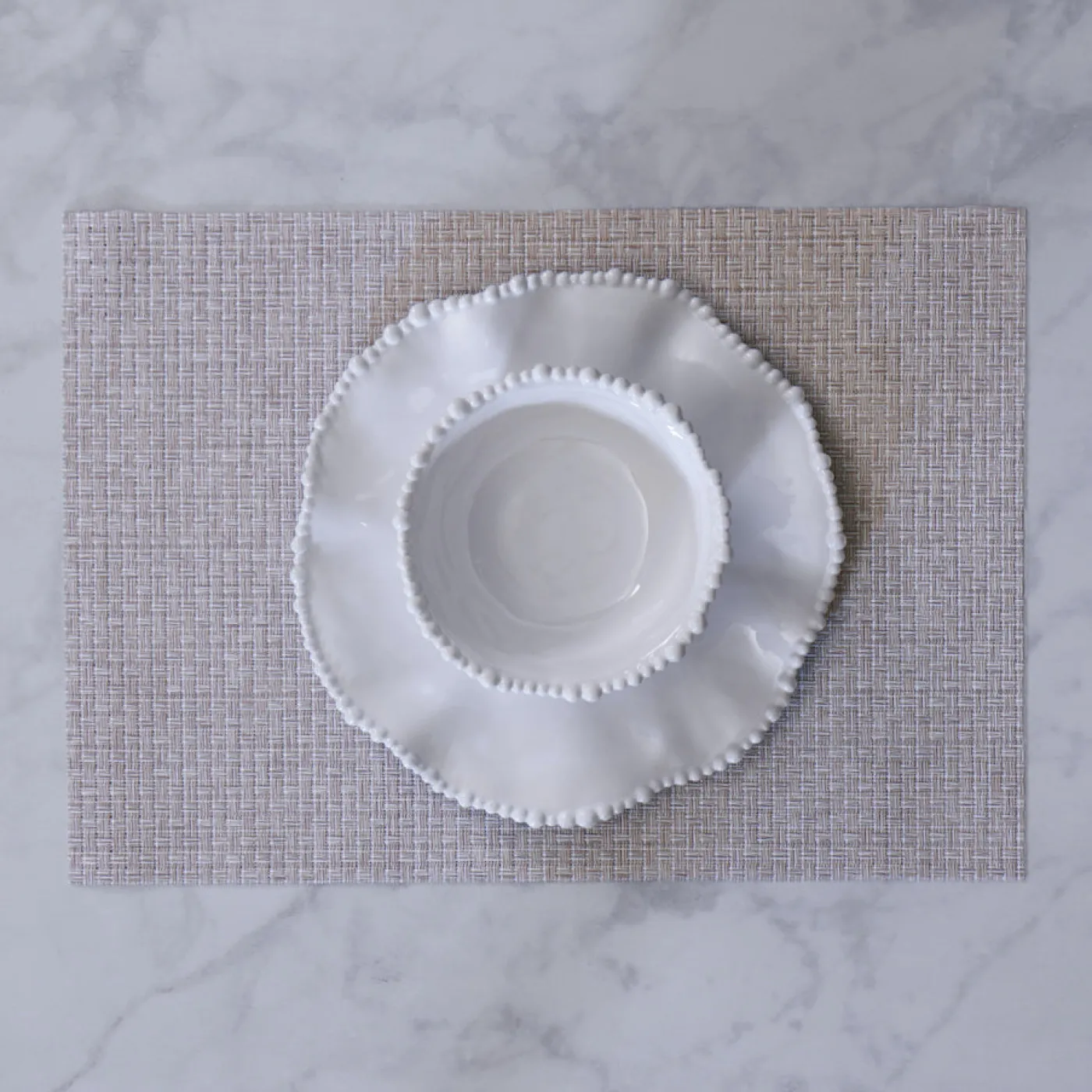 Discount VIDA Rectangular Woven Placemats Set of 4 (Rattan) View All Vida|Placemats