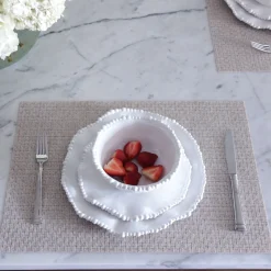 Discount VIDA Rectangular Woven Placemats Set of 4 (Rattan) View All Vida|Placemats