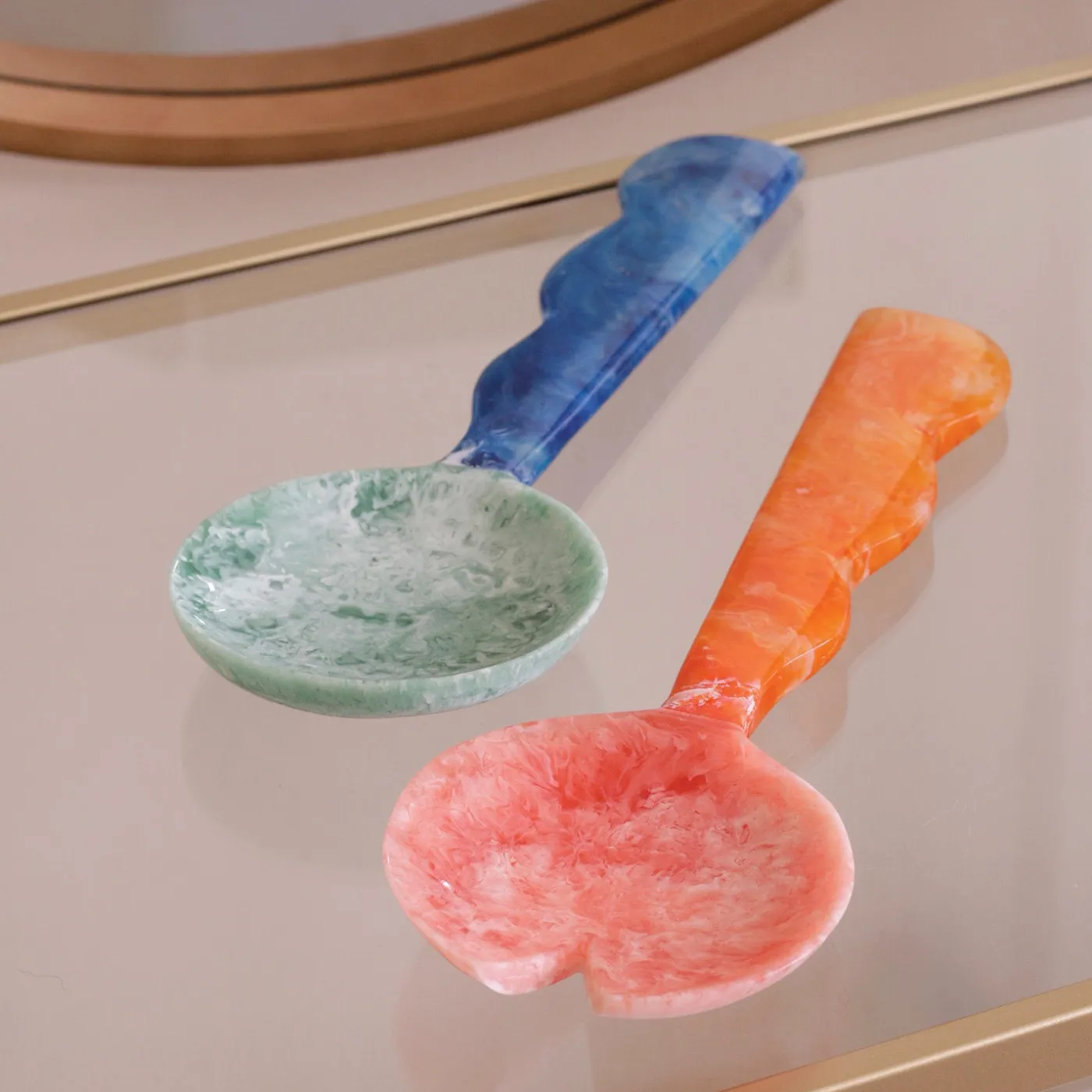 Outlet VIDA Resin Salad Servers (Orange and Blue) View All Vida|Salad Servers + Utensils