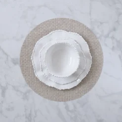 VIDA Round Woven Placemat Set of 4 (Rattan) View All Vida|Placemats