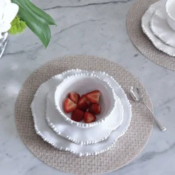 VIDA Round Woven Placemat Set of 4 (Rattan) View All Vida|Placemats