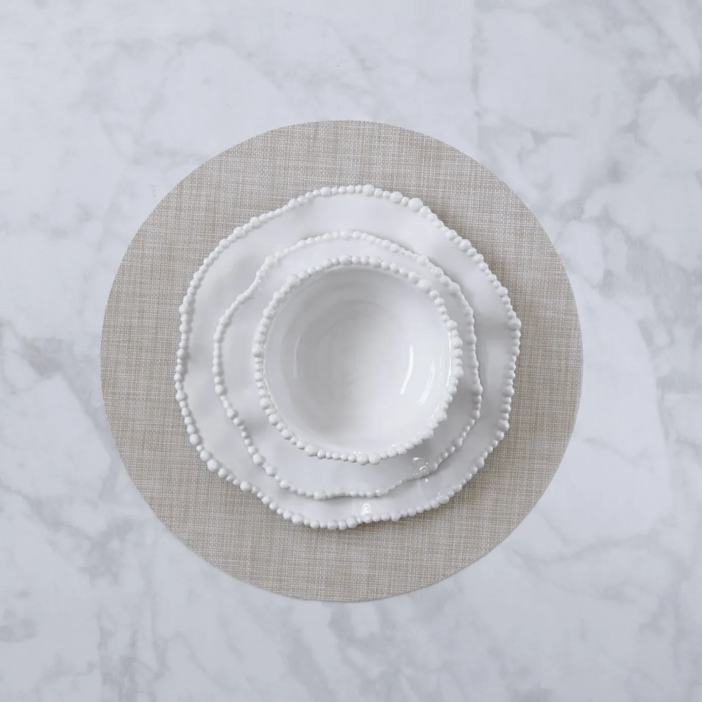 Hot VIDA Round Woven Placemat Set of 4 (Natural) View All Vida|Placemats