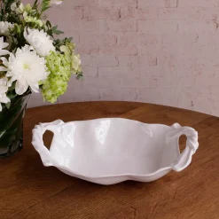 Hot VIDA Sasha Medium Bowl with Handles White View All Vida|VIDA Sasha