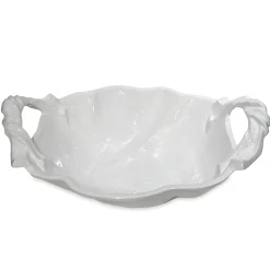 New VIDA Sasha Round Large Bowl with Handles White View All Vida|VIDA Sasha