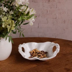 New VIDA Sasha Small Bowl with Handles White View All Vida|VIDA Sasha