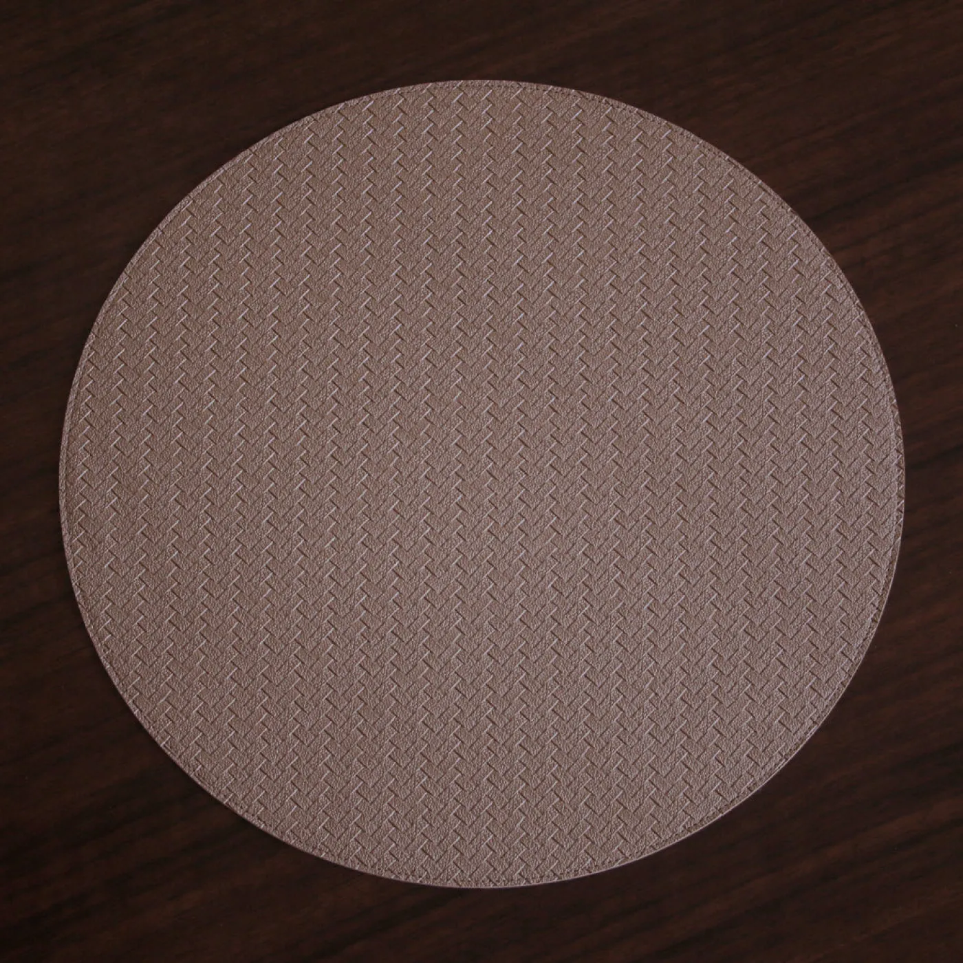 Clearance VIDA Snakeskin Reversible 15" Round Placemats Set of 4 (Slate Blue and View All Vida|Placemats