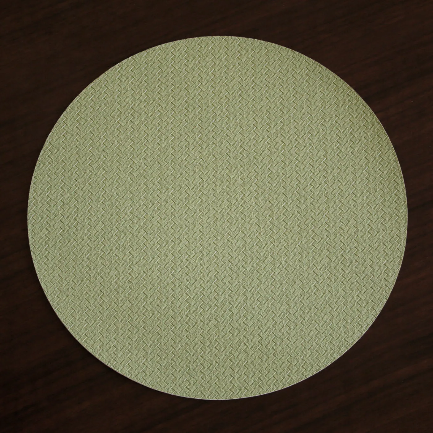 Online VIDA Snakeskin Reversible 15" Round Placemats Set of 4 (Pale Green and View All Vida|Placemats