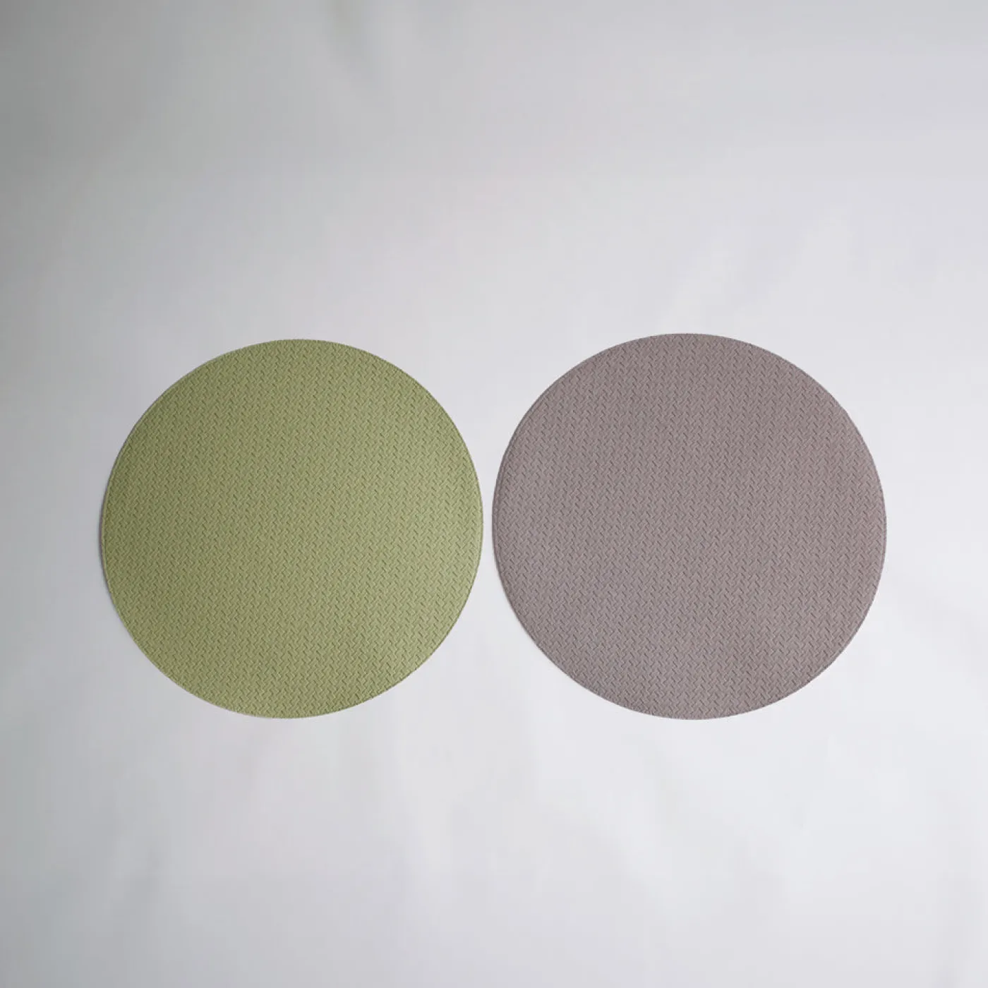 Online VIDA Snakeskin Reversible 15" Round Placemats Set of 4 (Pale Green and View All Vida|Placemats