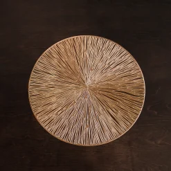 Best VIDA Sunburst 15" Round Placemats Set of 4 (Gold) View All Vida|Placemats
