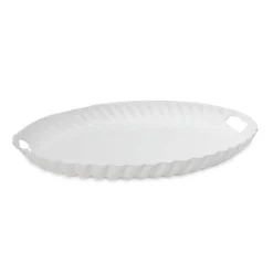 Hot VIDA Vienna Oval Tray with Handles White View All Vida|VIDA Vienna