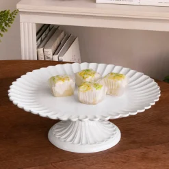 Sale VIDA Vienna Pedestal Cake Plate White View All Vida|VIDA Vienna